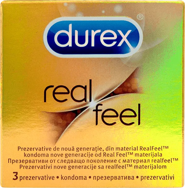 Презервативи Durex Real Feel 3 броя