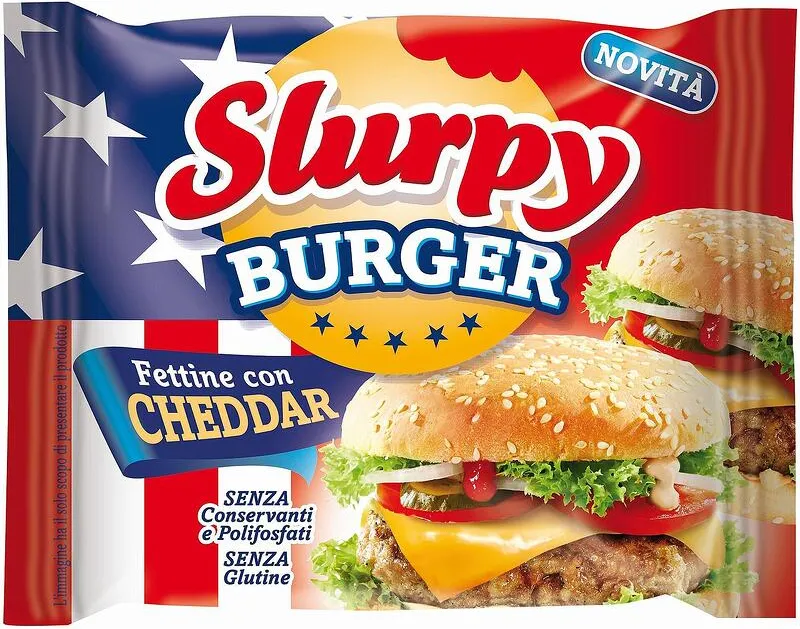 Топено сирене INALPI Shirpy Burger with Cheddar слайс 175 гр.