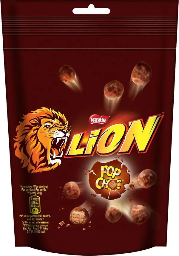 Дражета LION POP CHOC 140 г