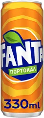 Газирана напитка FANTA портокал кен 330 мл.