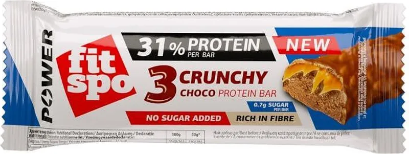 Протеинов бар FIT SPO Power 3Crunchy Choco 31% протеин 50 г