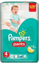 Бебешки пелени PAMPERS Pants 4 9-14 кг 52 бр
