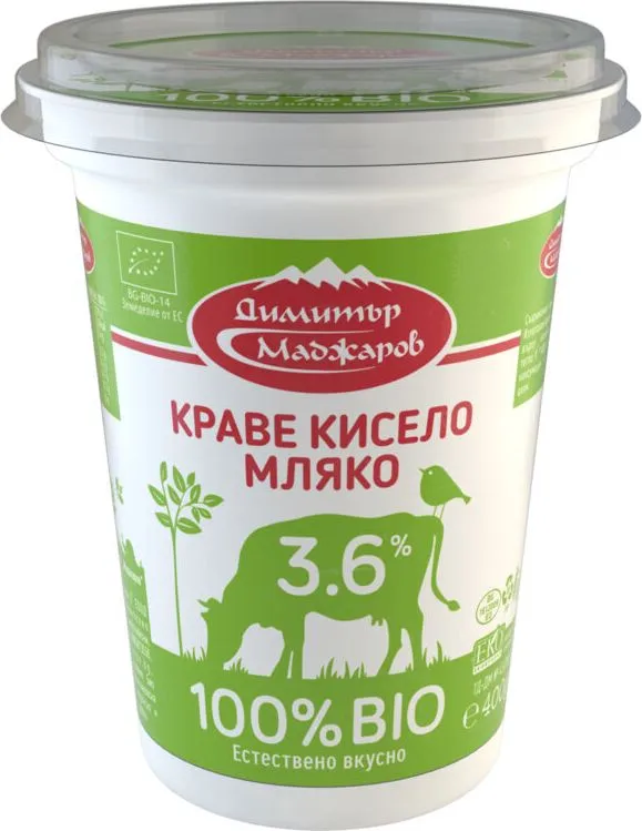 БИО Кисело мляко МАДЖАРОВ  3.6% 400 г