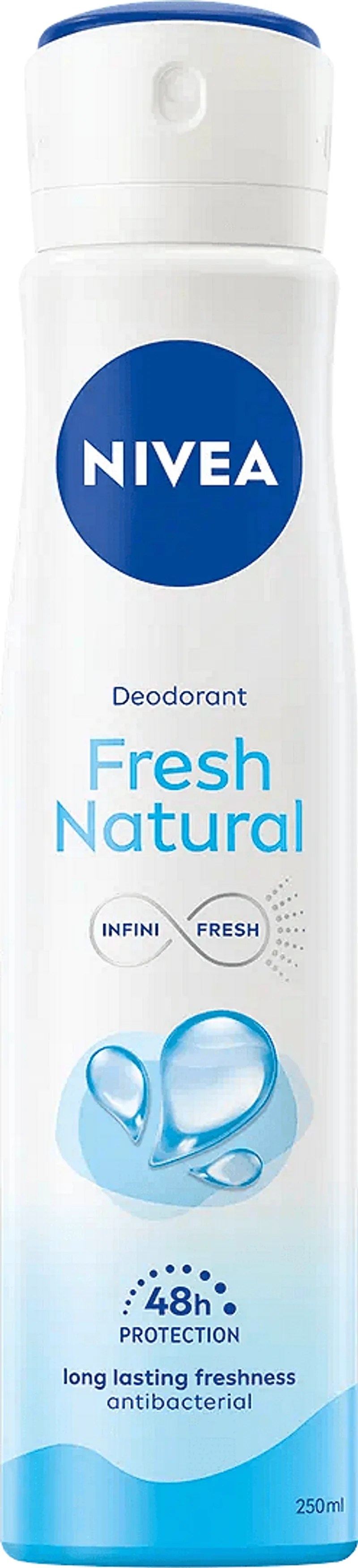 Део спрей NIVEA Fresh Natural 250 мл.