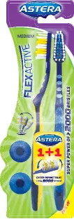 Четка за зъби ASTERA Flex Active 1 + 1 бр