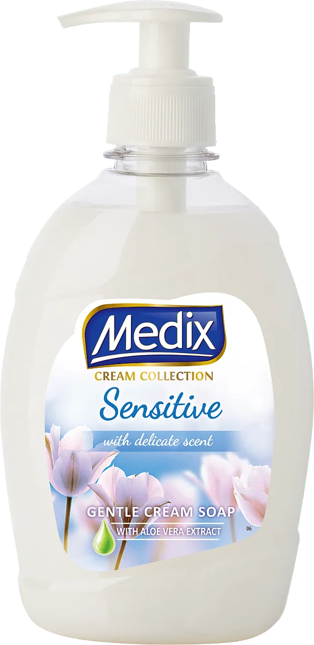 Течен сапун MEDIX CREAM COLLECTION Sensitive – с помпа