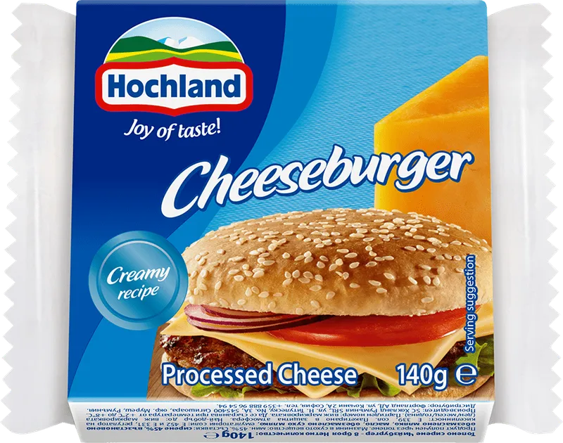 Топено сирене HOCHLAND Cheeseburger 140 г