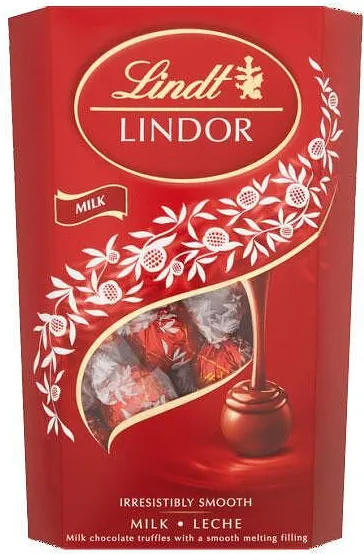 Бонбони LINDOR млечни 337 гр.