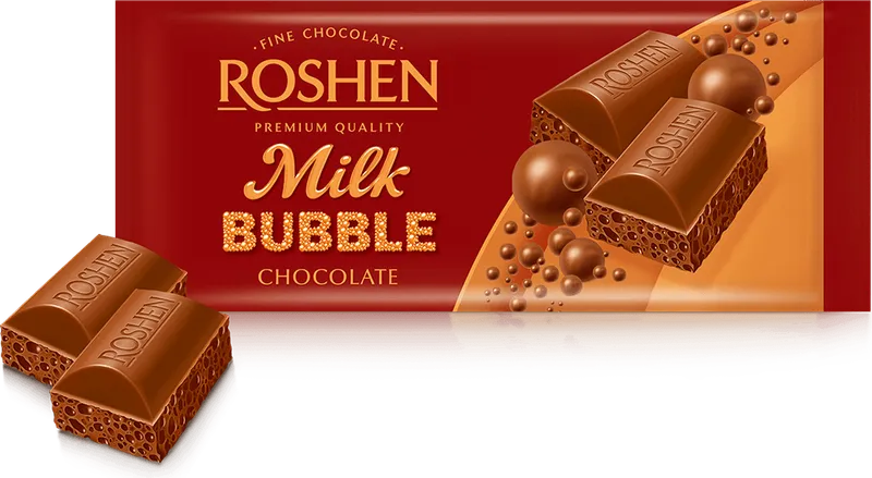 Шоколад ROSHEN Milk Bubble 80 г