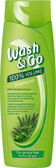 Шампоан WASH&GO Herbal Cocktail 400мл