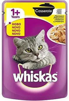 Пауч за котки WHISKAS пилешко 85г