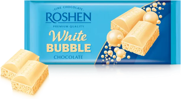 Шоколад ROSHEN White Bubble 80 гр.