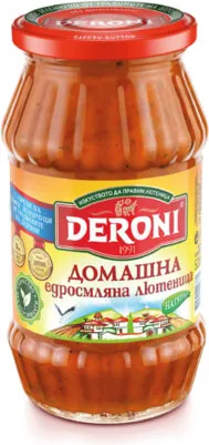 Лютеница DERONI домашна едросмляна 520 г