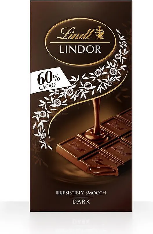 Шоколад LINDT Lindor 60% тъмен 100 г