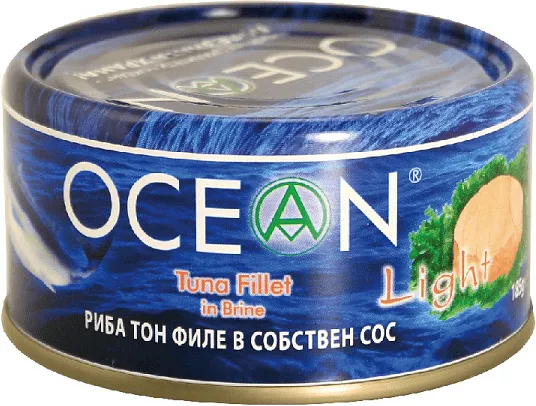 Риба тон OCEAN филе в собствен сос 185 г.