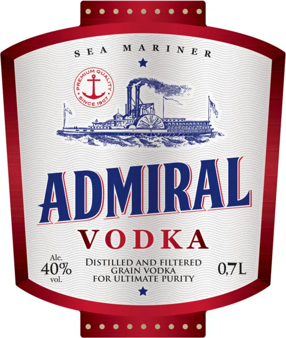 Водка ADMIRAL 40% 700мл