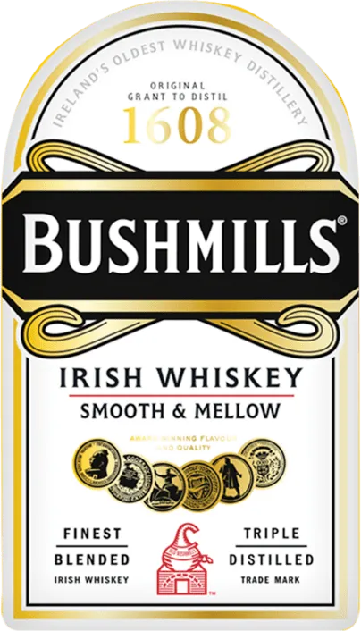 Ирландско уиски BUSHMILLS 40% алк. 1 л