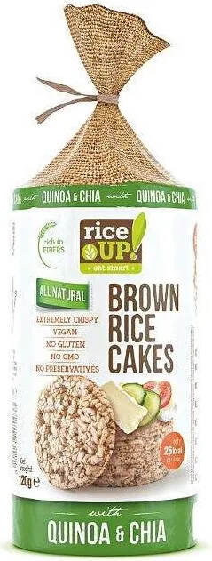 Бисквити RICE UP киноа и чиа 120 г