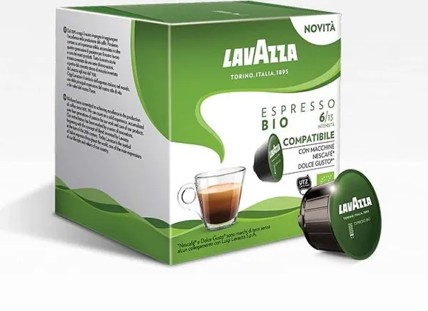 Кафе капсули LAVAZZA Dolce Gusto Espresso BIO 16 бр.