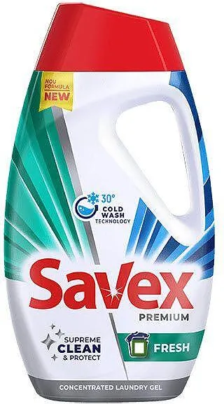 Гел за пране SAVEX Premium Fresh 24 дози