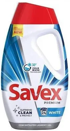 Гел за пране SAVEX Premium White 24 дози