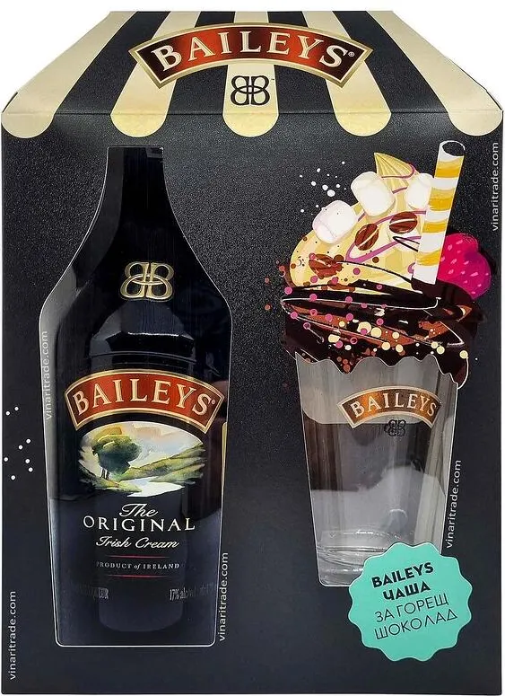 Ликьор BAILEY'S Irish Cream17% 700мл + 1ч.