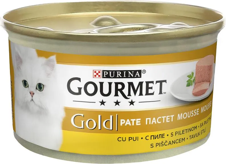 Пастет за котки GOURMET с пиле 85 гр.