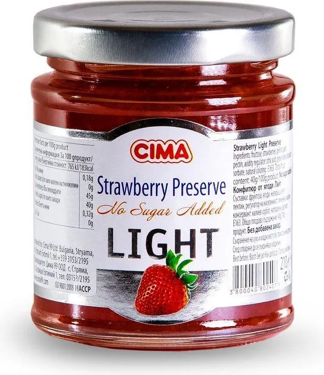 Конфитюр CIMA ягода без захар 210г