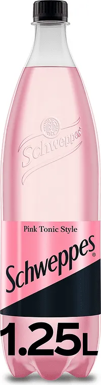 Газирана напитка SCHWEPPES PINK tonic 1.25 л.