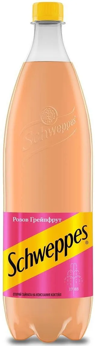 Газирана напитка SCHWEPPES PINK GRAPEFRUIT 1.25 л.