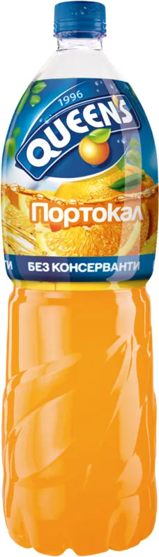 Напитка QUEENS Cool C Портокал 2 л