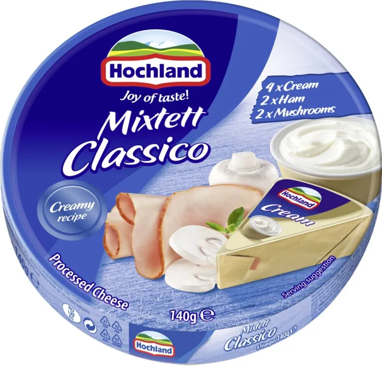 Топ. сирене HOCHLAND микс секторно 140 г