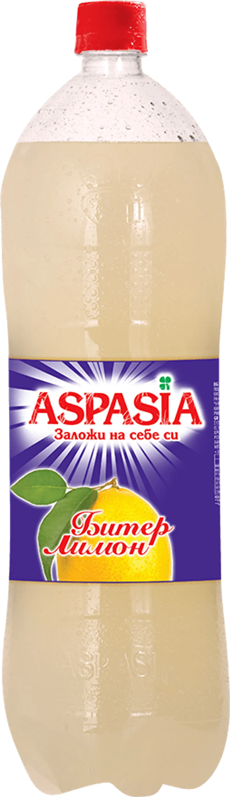 Газирана напитка ASPASIA Битер лимон 2 л