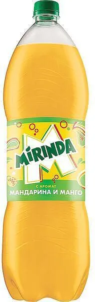 Газирана напитка  MIRINDA мандарина и манго 2 л