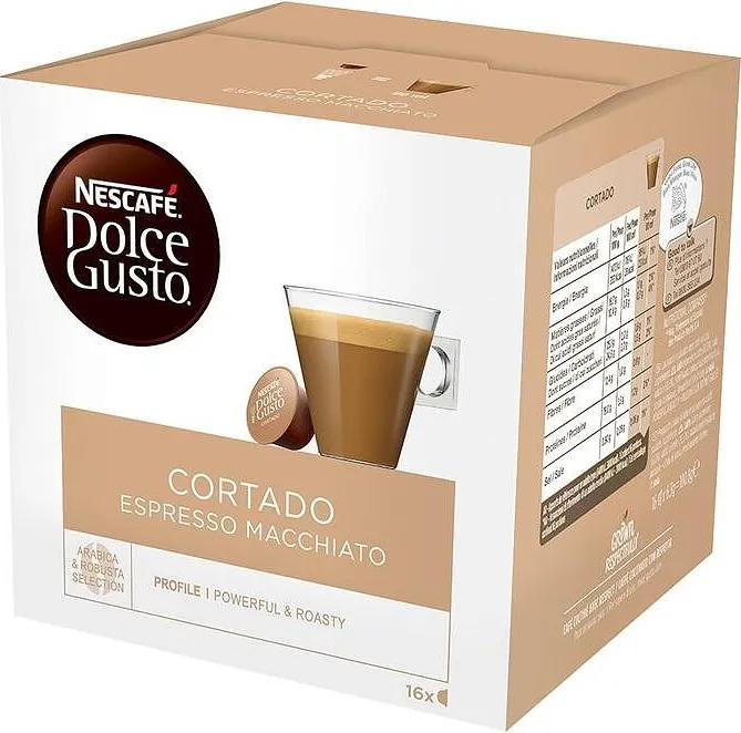 Кафе капсули NESCAFE Dolce Gusto Cortado Espresso Macchiato 16 бр.