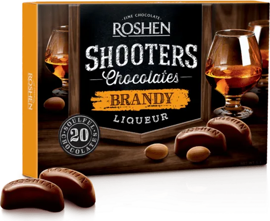 Бонбони ROSHEN с ликьор бренди 150 г