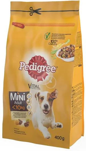 Суха храна куче PEDIGREE Mini Junior 400 г