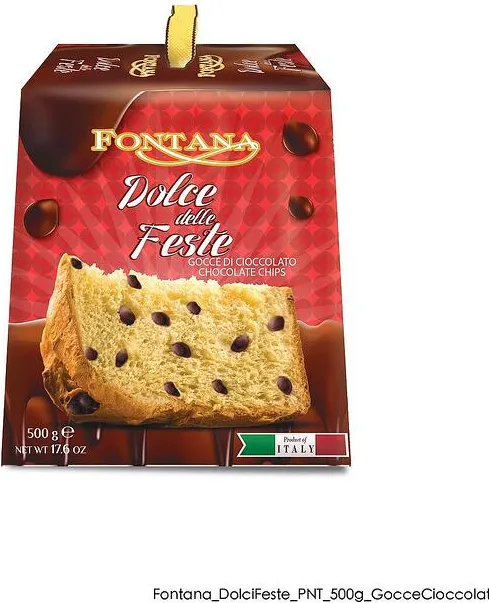 Панетоне Fontana какао и шоколадов чипс 500 гр.