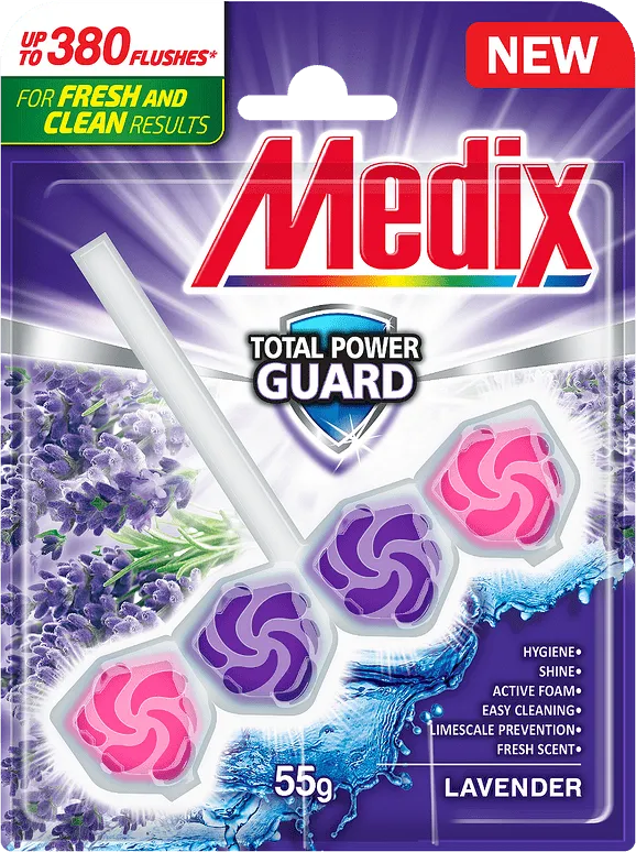 WC блок MEDIX Fresh Drops Lavender 55 г