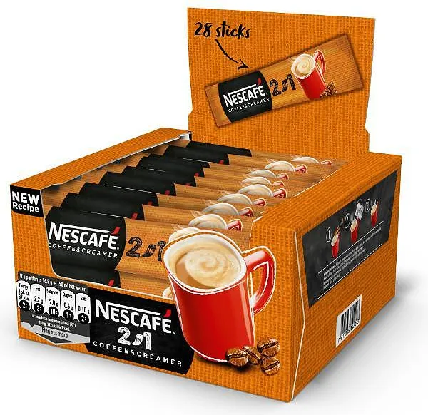 Разтворимо кафе NESCAFE 2в1 без захар 8 гр.
