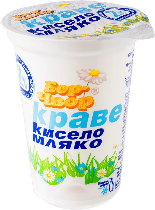 Кисело мляко БОР ЧВОР 2% 400 г