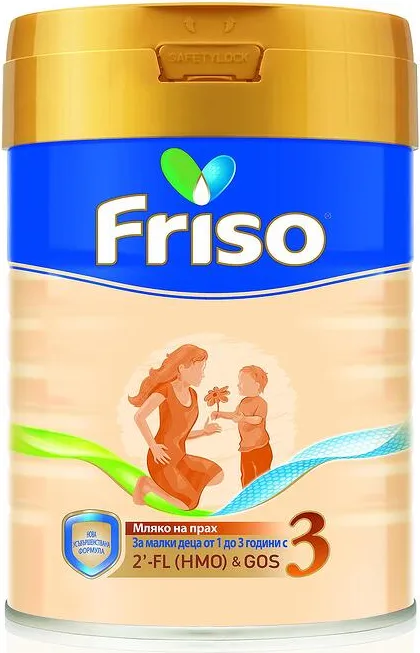 Адаптирано мляко FRISO 3 за малки деца 1 - 3 години 400 г