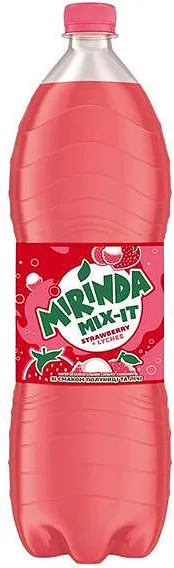 Газирана напитка  MIRINDA ягода и личи 2 л