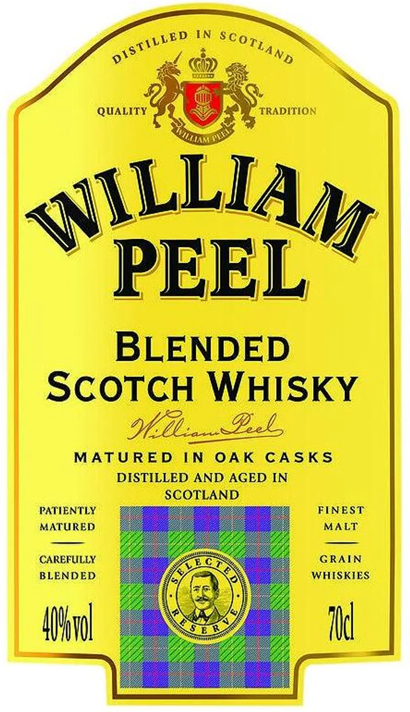 Уиски WILLIAM PEEL 40% алк. 700 мл.