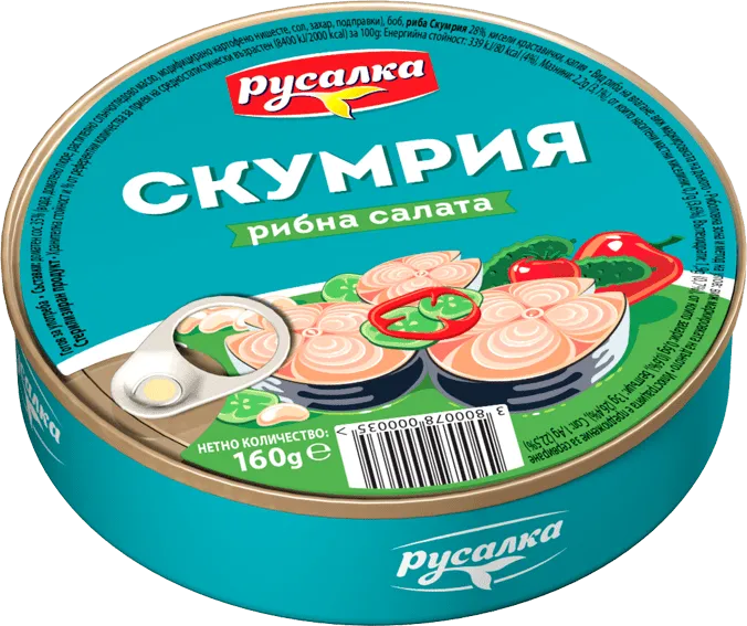 Скумрия РУСАЛКА ропотамо 160 г