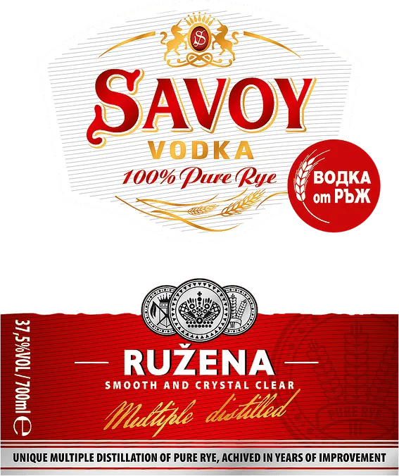 Водка SAVOY RUZENA 700МЛ