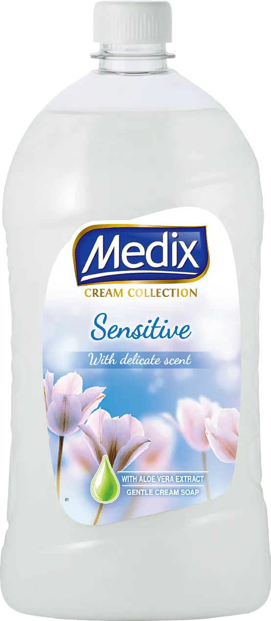 Течен сапун MEDIX CREAM COLLECTION Sensitive – пълнител