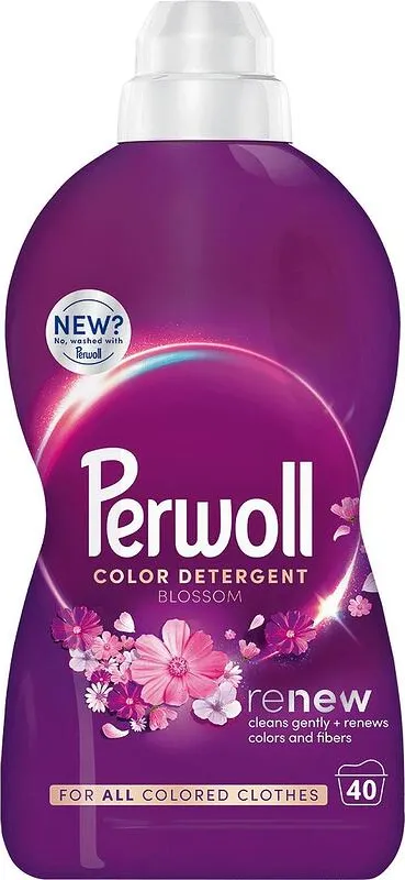 Гел за пране PERWOLL Color Blossom Renew 2 л 40 дози