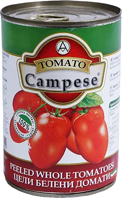 Домати цели белени CAMPESE 400 гр.