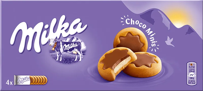 Бисквити MILKA chocominis 150 г